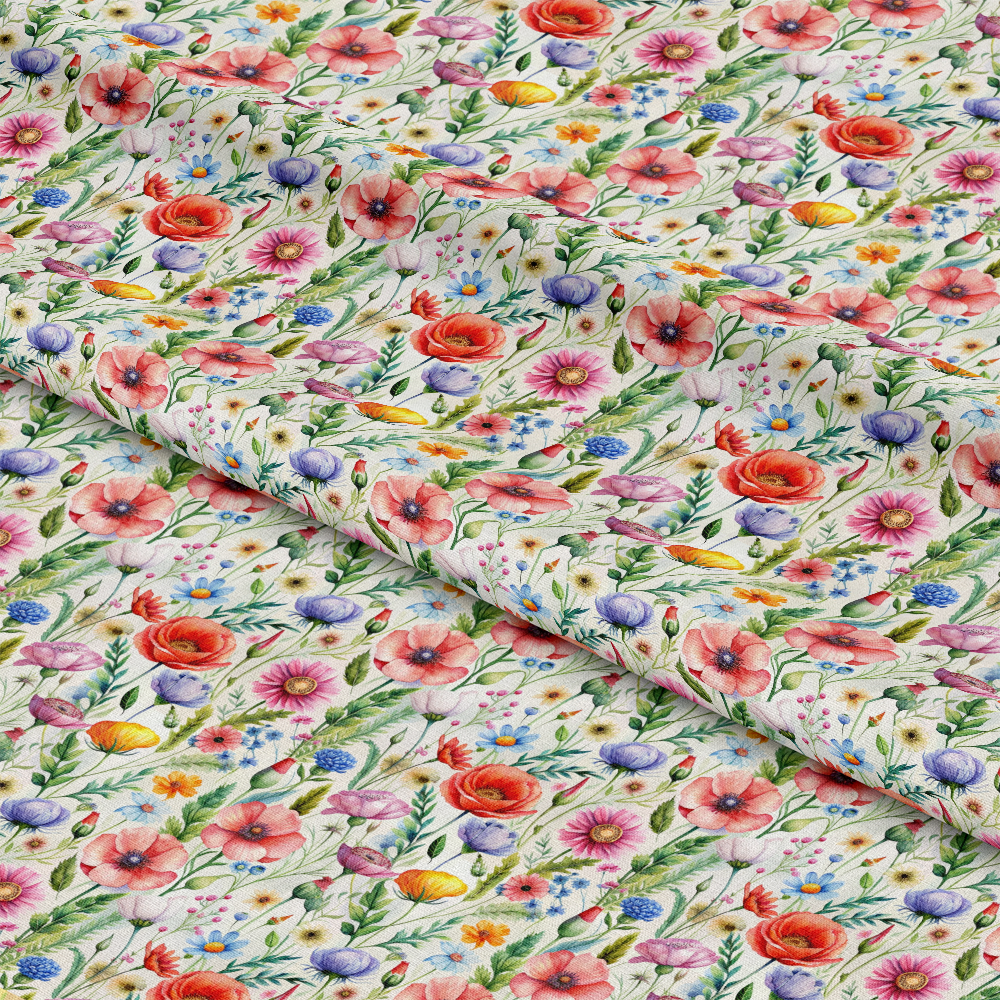 Colorful Bliss Wildflowers Pattern 3 Quilting Cotton Fabric