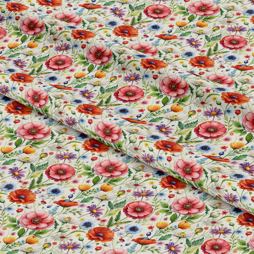 Colorful Bliss Wildflowers Pattern 4 Quilting Cotton Fabric