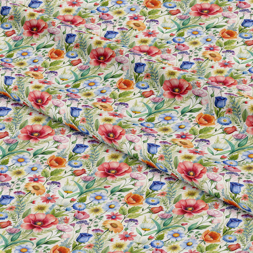 Colorful Bliss Wildflowers Pattern 7 Quilting Cotton Fabric