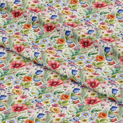 Colorful Bliss Wildflowers Pattern 7 Quilting Cotton Fabric