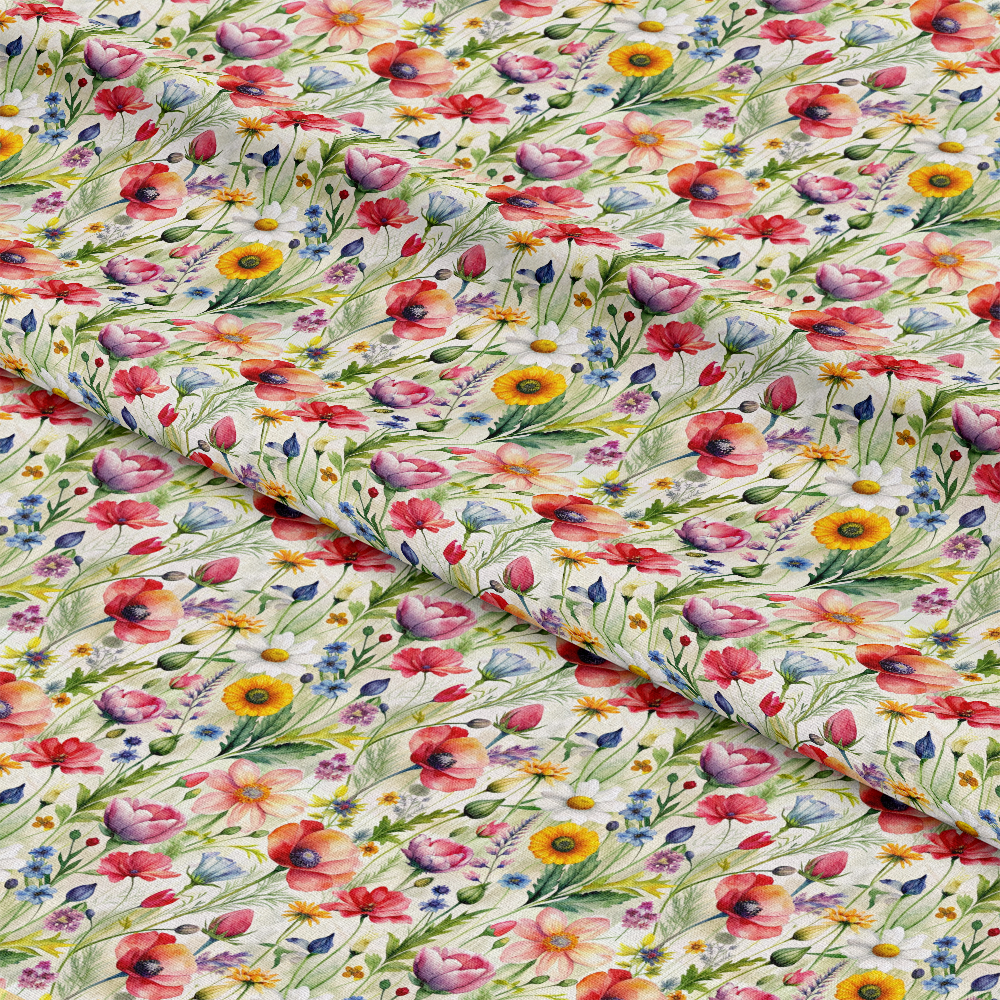 Colorful Bliss Wildflowers Pattern 9 Quilting Cotton Fabric