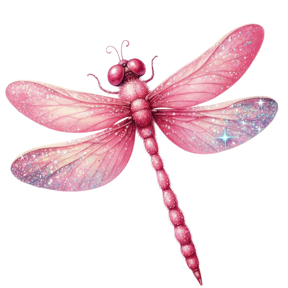 Colorful Dragonfly Fabric Panel 19