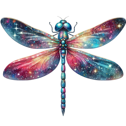 Colorful Dragonfly Fabric Panel 7