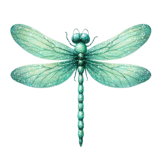 Colorful Dragonfly Fabric Panel 9