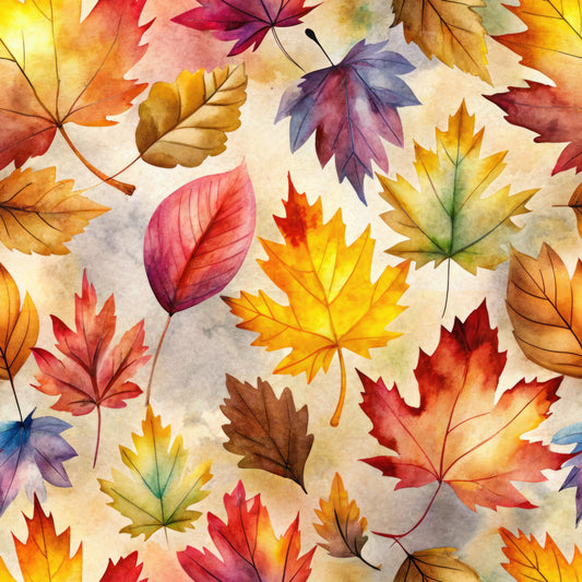 Colorful Fall Pattern 10 Quilting Cotton Fabric