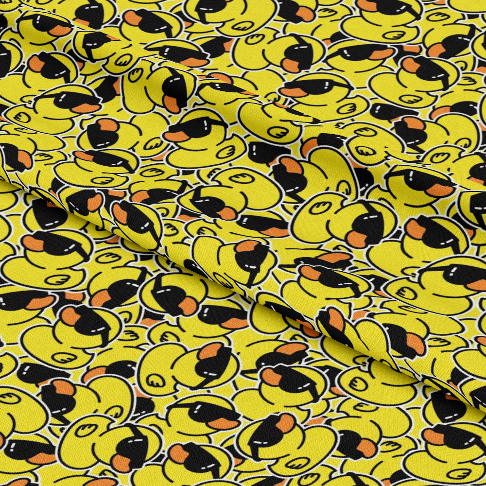 Cool Rubber Ducks Quilting Cotton Fabric