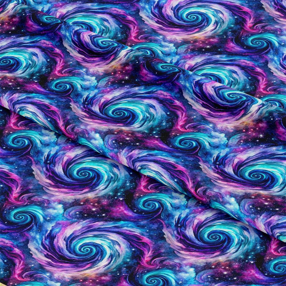 Cosmic Swirls Pattern 10 Quilting Cotton Fabric