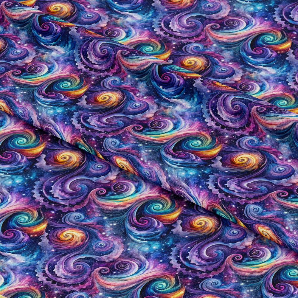 Cosmic Swirls Pattern 5 Quilting Cotton Fabric