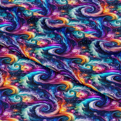 Cosmic Swirls Pattern 9 Quilting Cotton Fabric