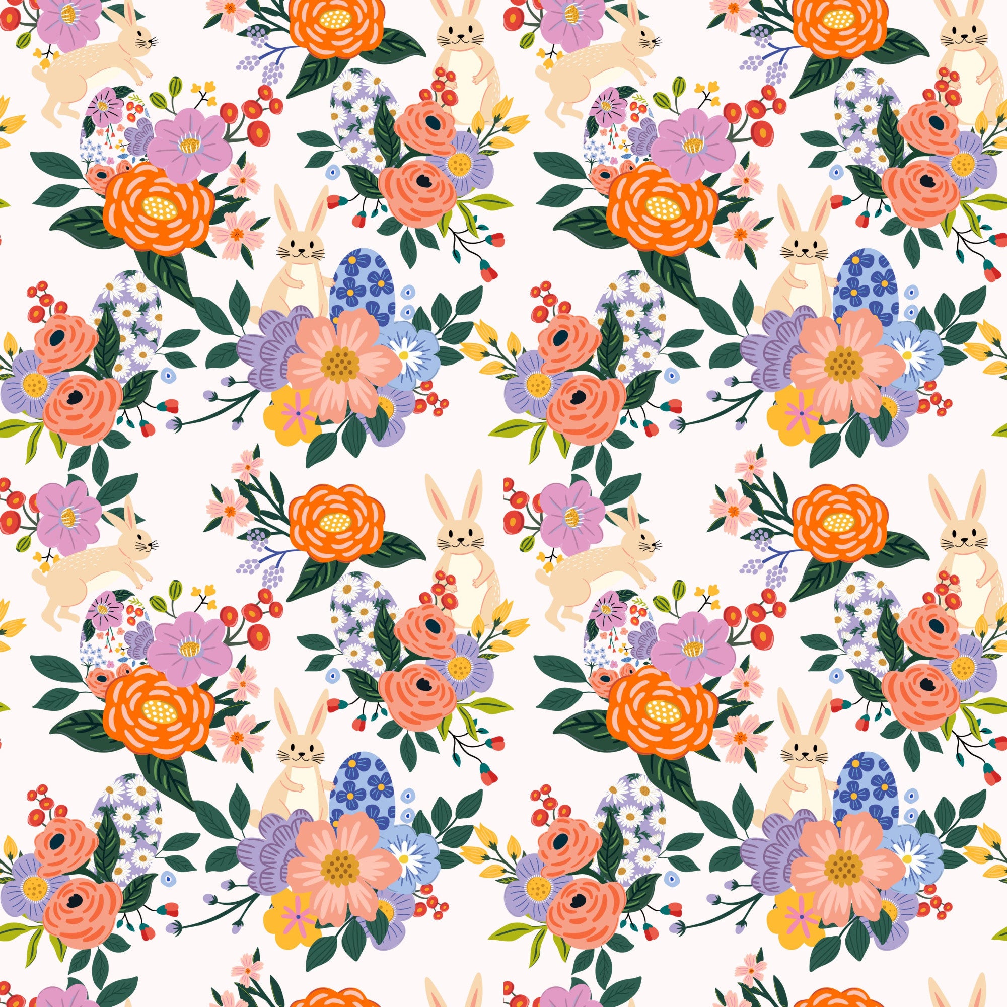 Cottagecore Spring Floral Pattern 6 Quilting Cotton Fabric ...