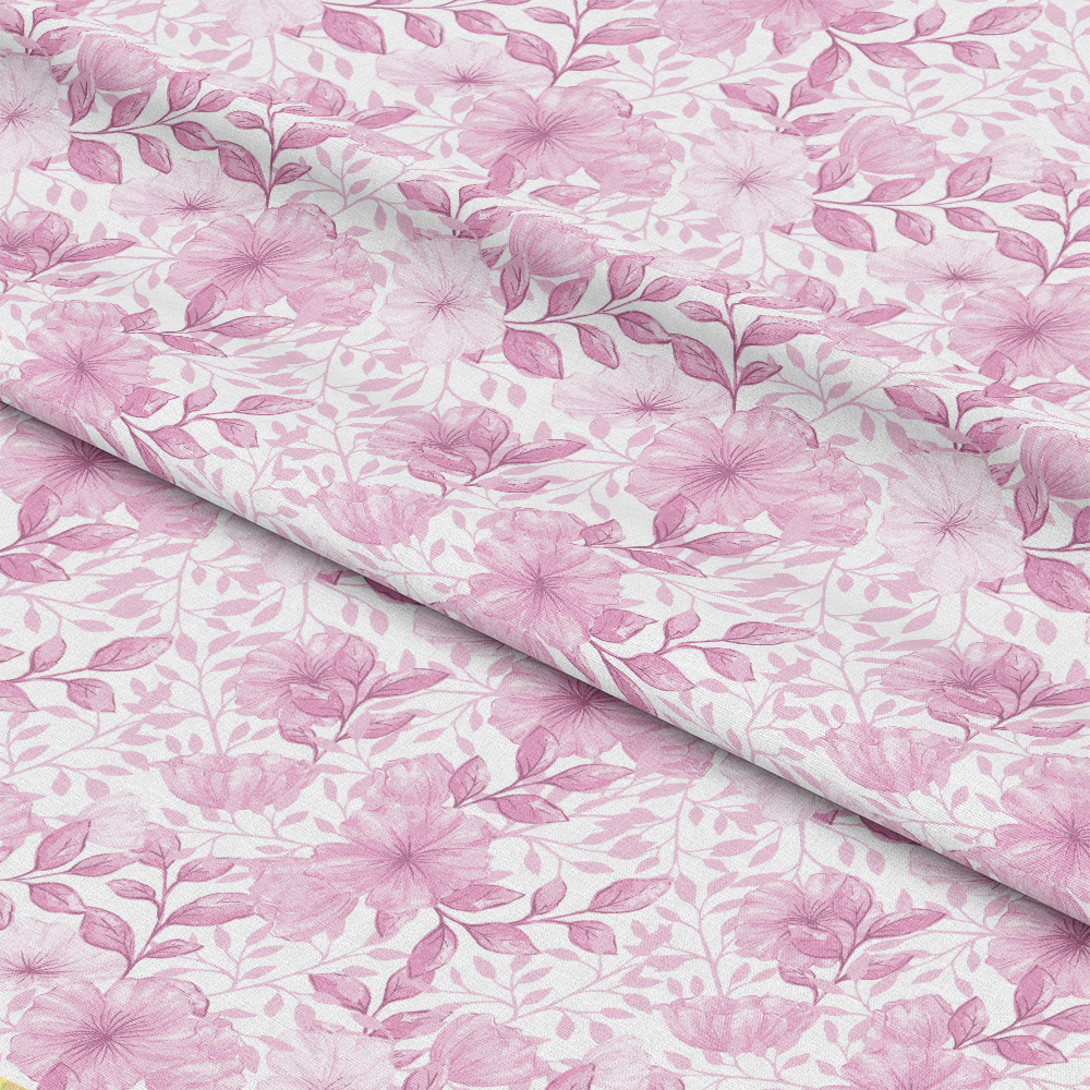Country Flowers Pattern 39 Quilting Cotton Fabric