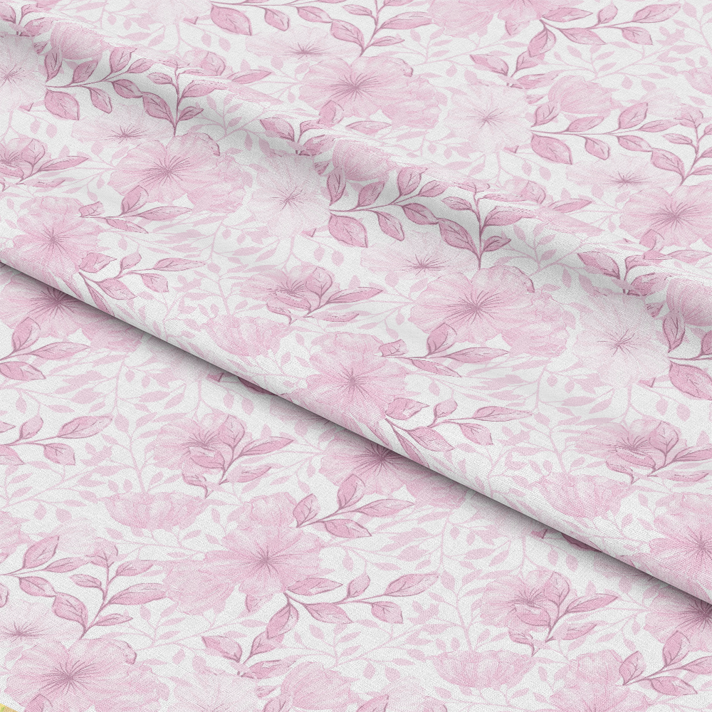 Country Flowers Pattern 41 Quilting Cotton Fabric