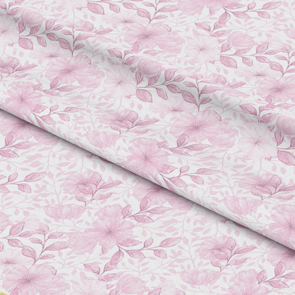 Country Flowers Pattern 41 Quilting Cotton Fabric