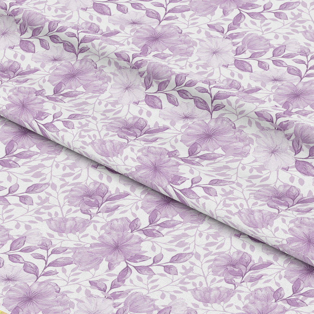 Country Flowers Pattern 43 Quilting Cotton Fabric