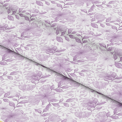 Country Flowers Pattern 43 Quilting Cotton Fabric