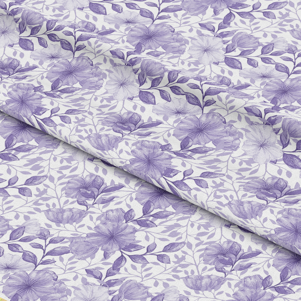 Country Flowers Pattern 46 Quilting Cotton Fabric