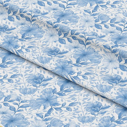 Country Flowers Pattern 57 Quilting Cotton Fabric