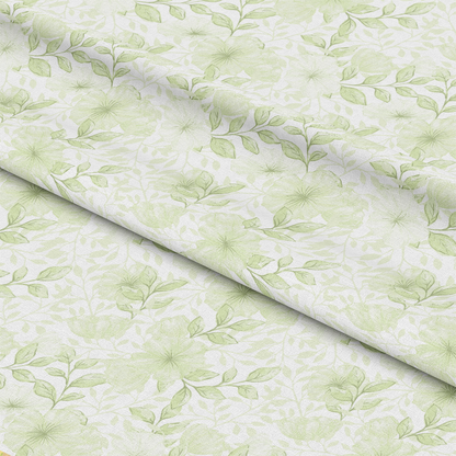 Country Flowers Pattern 79 Quilting Cotton Fabric