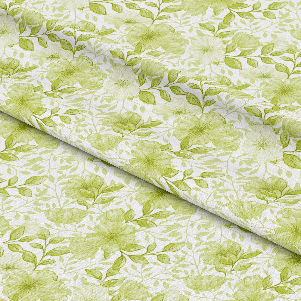 Country Flowers Pattern 83 Quilting Cotton Fabric