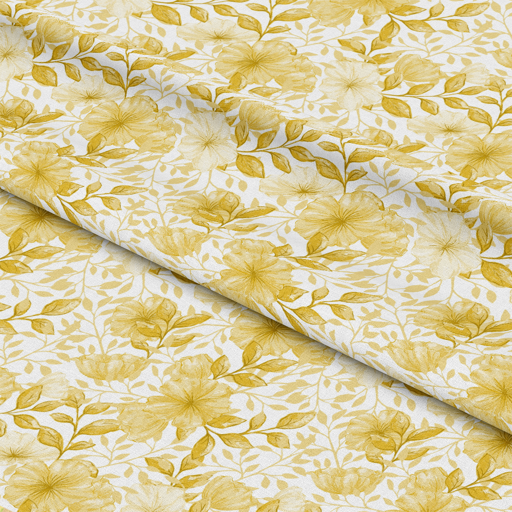 Country Flowers Pattern 88 Quilting Cotton Fabric