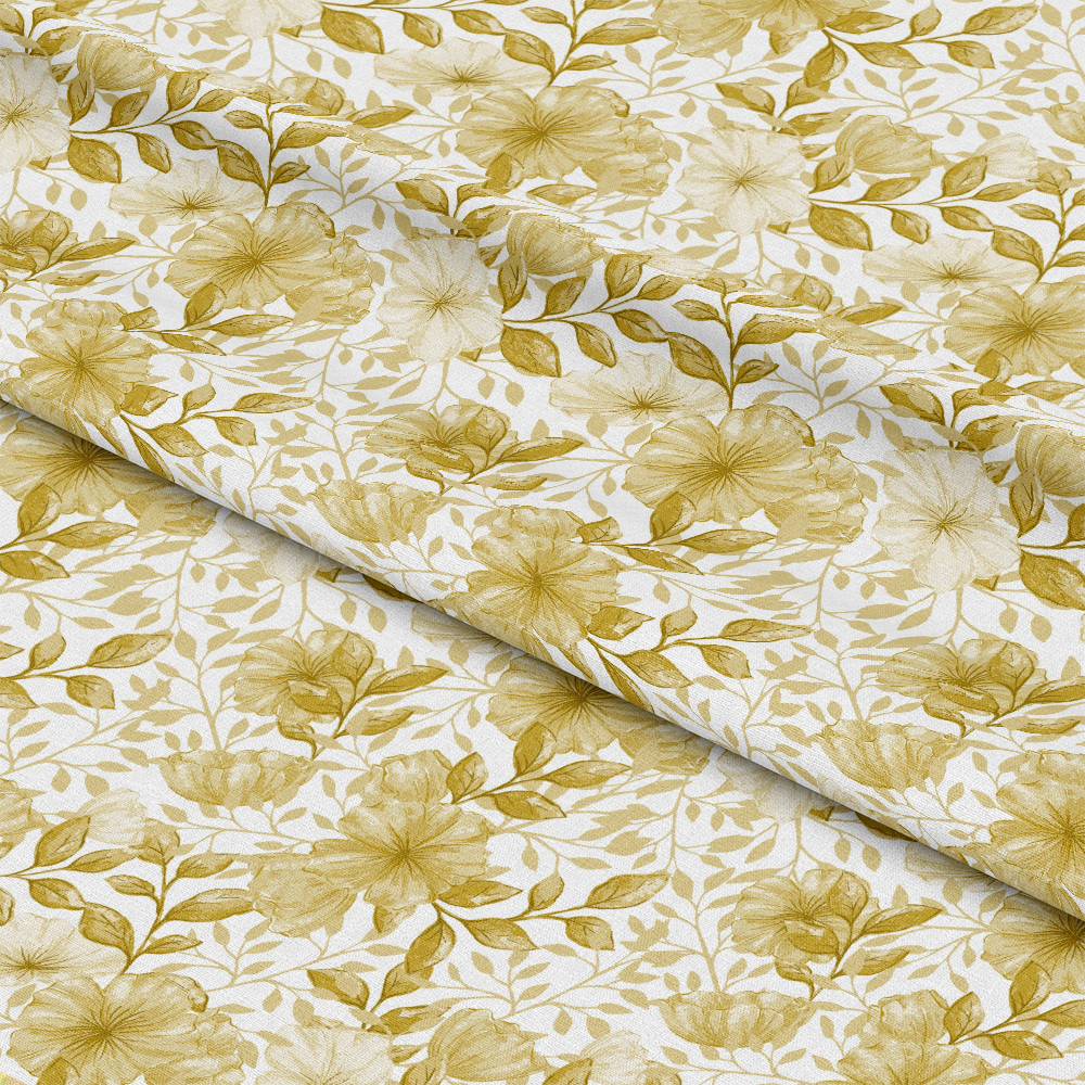 Country Flowers Pattern 89 Quilting Cotton Fabric