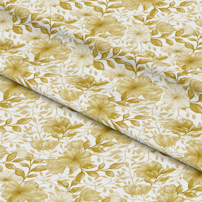 Country Flowers Pattern 89 Quilting Cotton Fabric