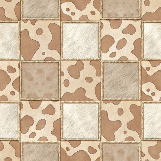 Cow Print Pattern 1 Quilting Cotton Fabric