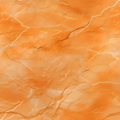 Orange and beige marble texture with white veining, creating an abstract pattern.