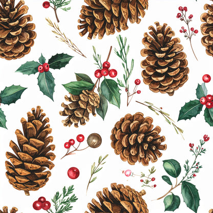 Cranberry Christmas Elegance Pattern 13 Quilting Cotton Fabric