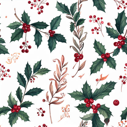Cranberry Christmas Elegance Pattern 16 Quilting Cotton Fabric