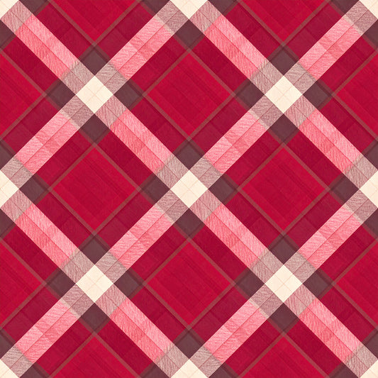 Cranberry Christmas Elegance Pattern 18 Quilting Cotton Fabric