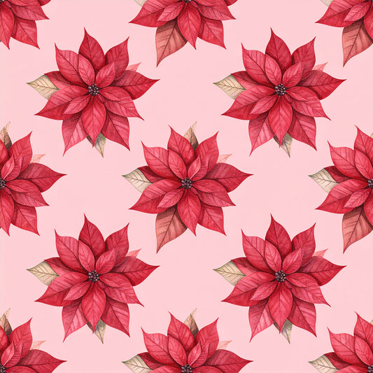 Cranberry Christmas Elegance Pattern 19 Quilting Cotton Fabric