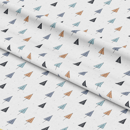Cute Animal Train Pattern 12 Quilting Cotton Fabric