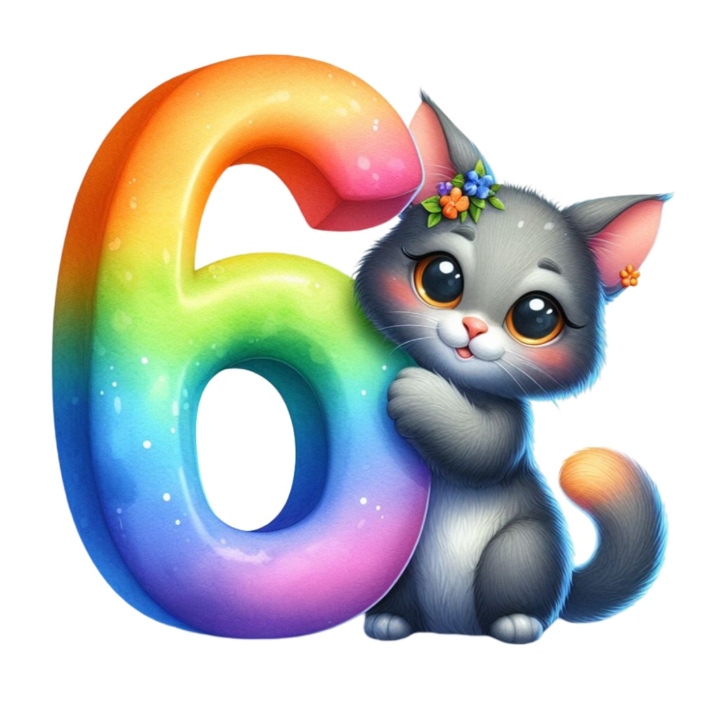 Cute Cats Number 6 Fabric Panel