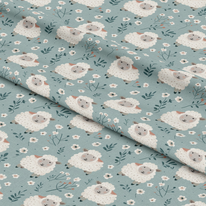Cute Farm Babies Pattern 10 Quilting Cotton Fabric