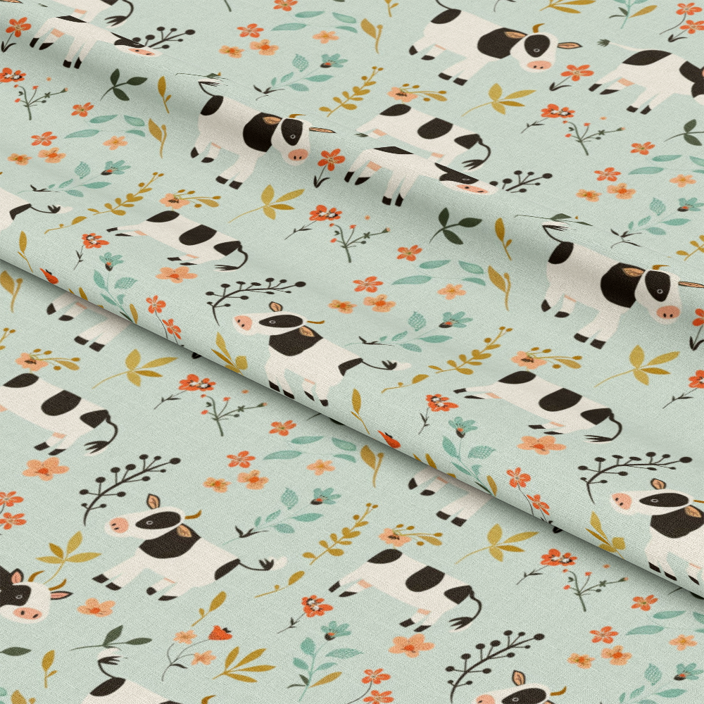 Cute Farm Babies Pattern 11 Quilting Cotton Fabric