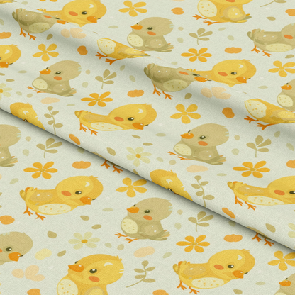 Cute Farm Babies Pattern 8 Quilting Cotton Fabric