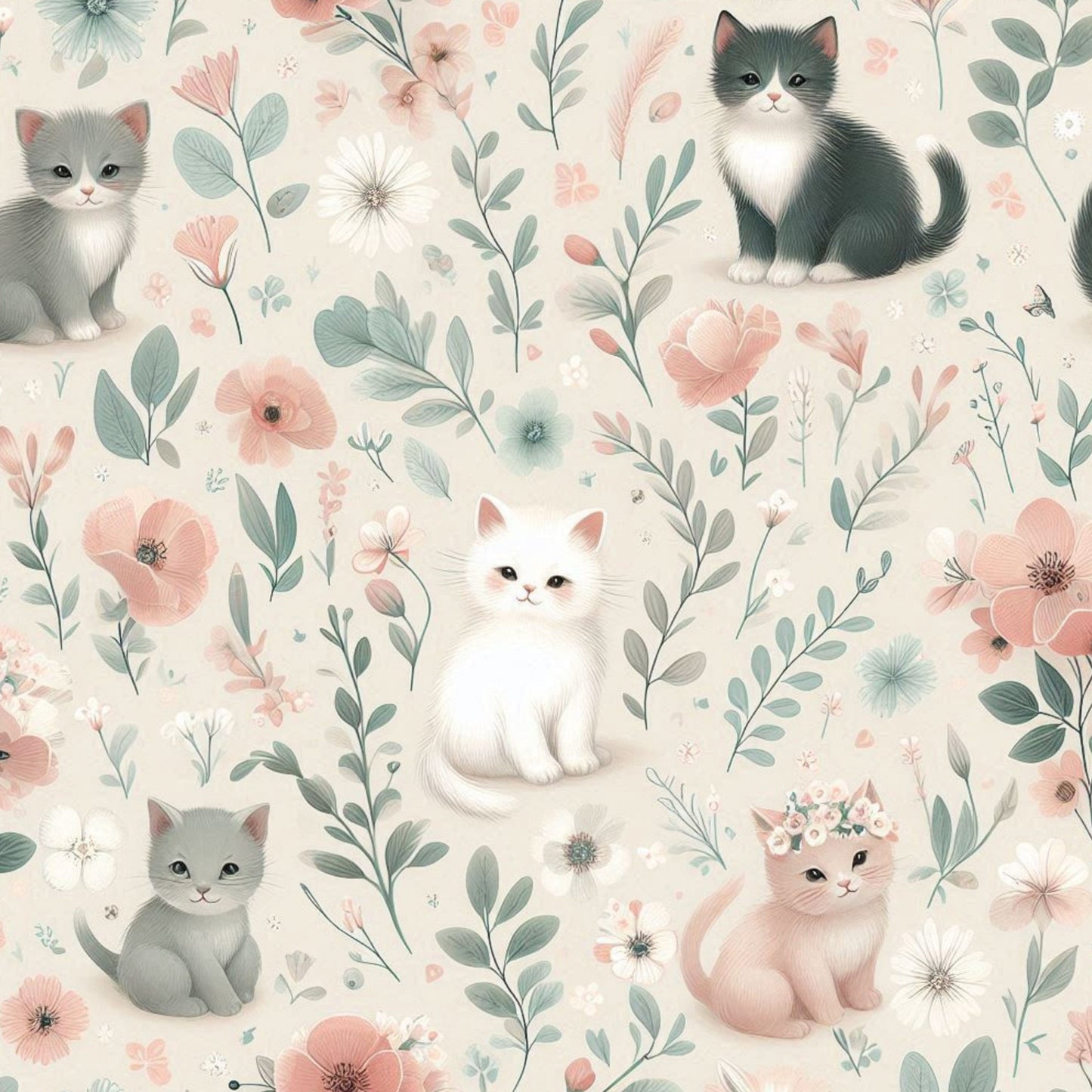 Cute Dog Pattern 29 Quilting Cotton Fabric