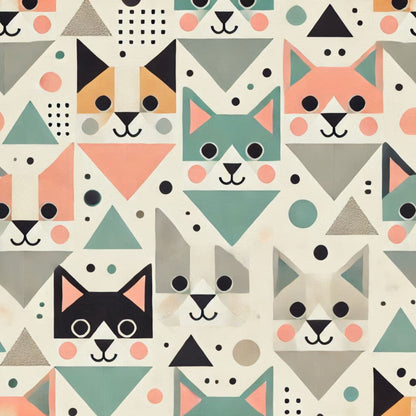 Cute Dog Pattern 31 Quilting Cotton Fabric