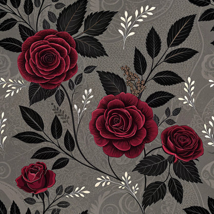 Dark Romance Glam Pattern 22 Quilting Cotton Fabric