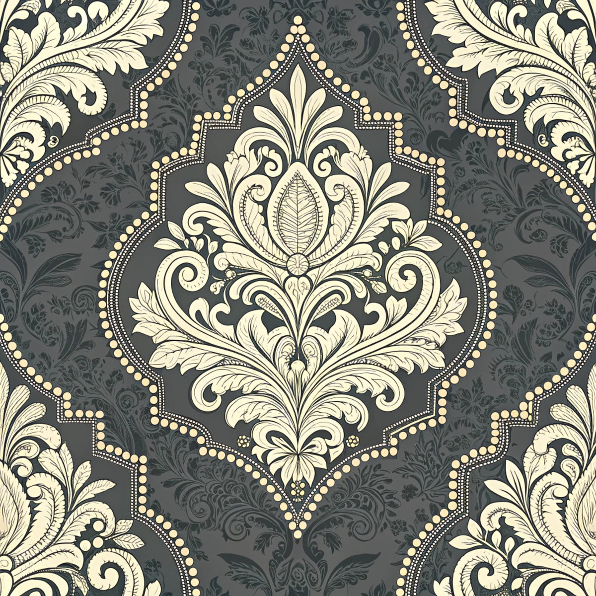 Dark Romance Glam Pattern 26 Quilting Cotton Fabric