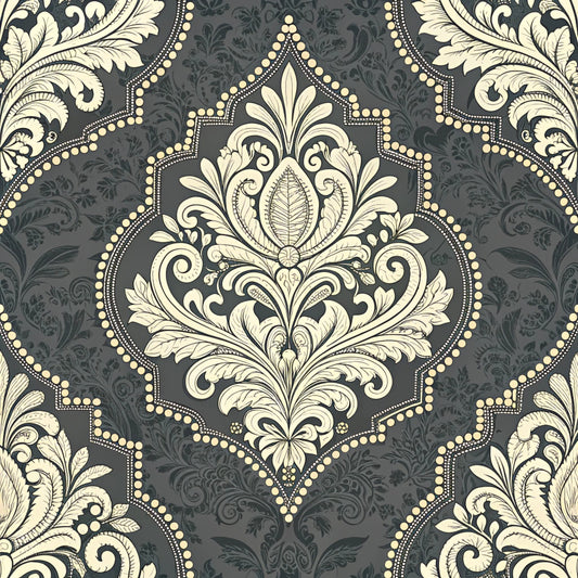 Dark Romance Glam Pattern 26 Quilting Cotton Fabric
