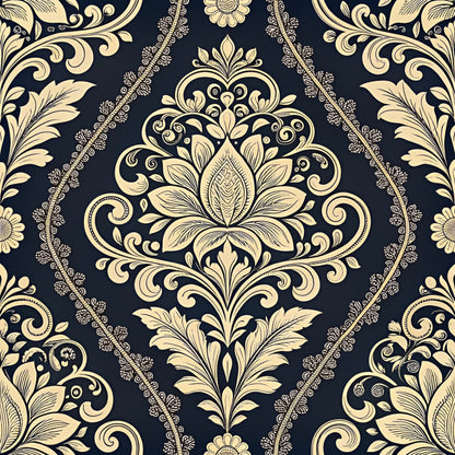 Dark Romance Glam Pattern 27 Quilting Cotton Fabric