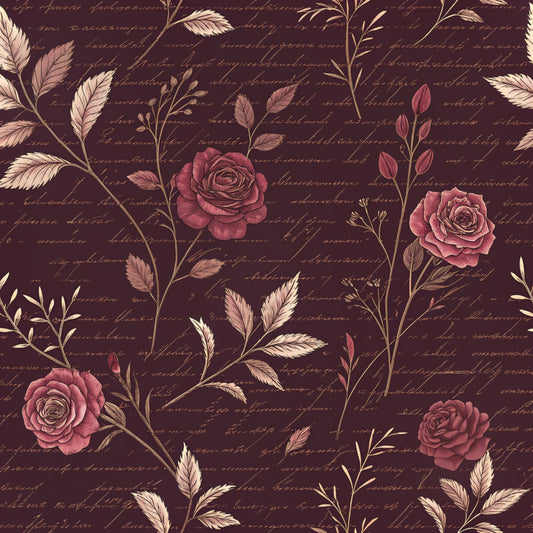 Dark Romance Glam Pattern 29 Quilting Cotton Fabric