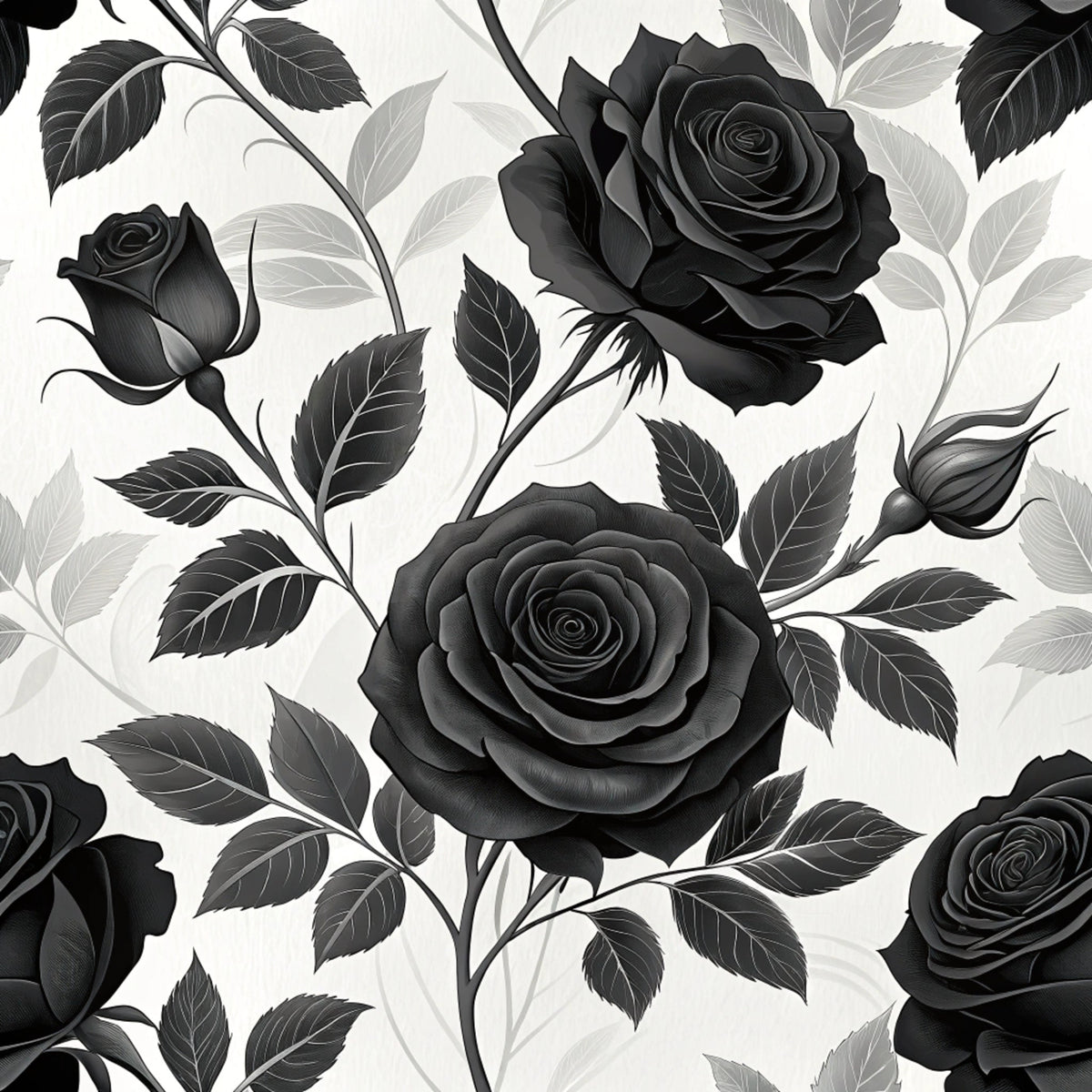 Dark Romance Glam Pattern 9 Quilting Cotton Fabric