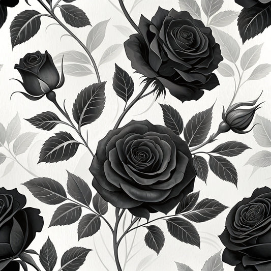 Dark Romance Glam Pattern 9 Quilting Cotton Fabric