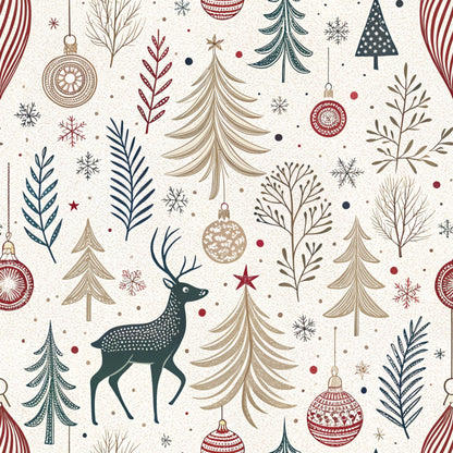 Dear Santa Pattern 11 Quilting Cotton Fabric