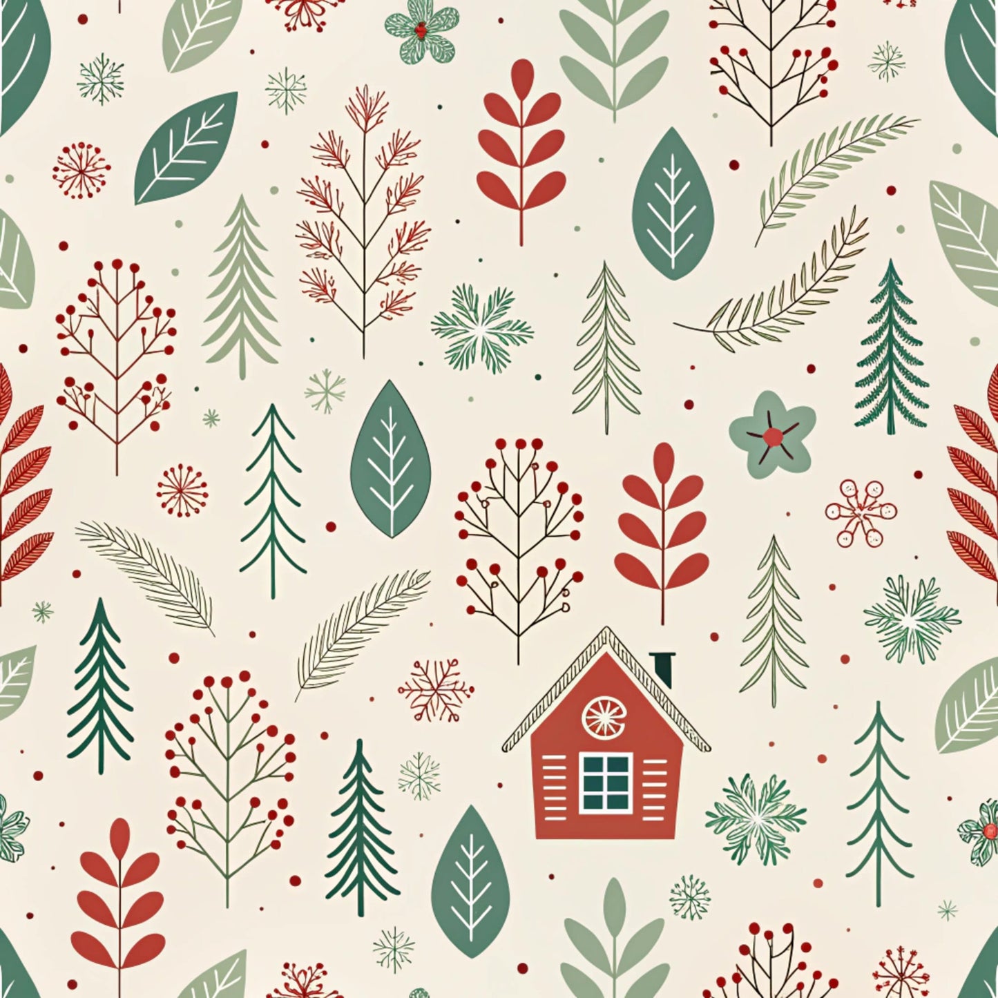 Dear Santa Pattern 16 Quilting Cotton Fabric
