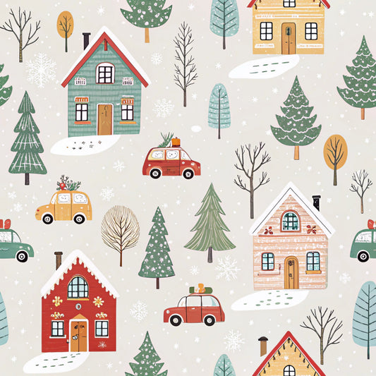 Dear Santa Pattern 17 Quilting Cotton Fabric