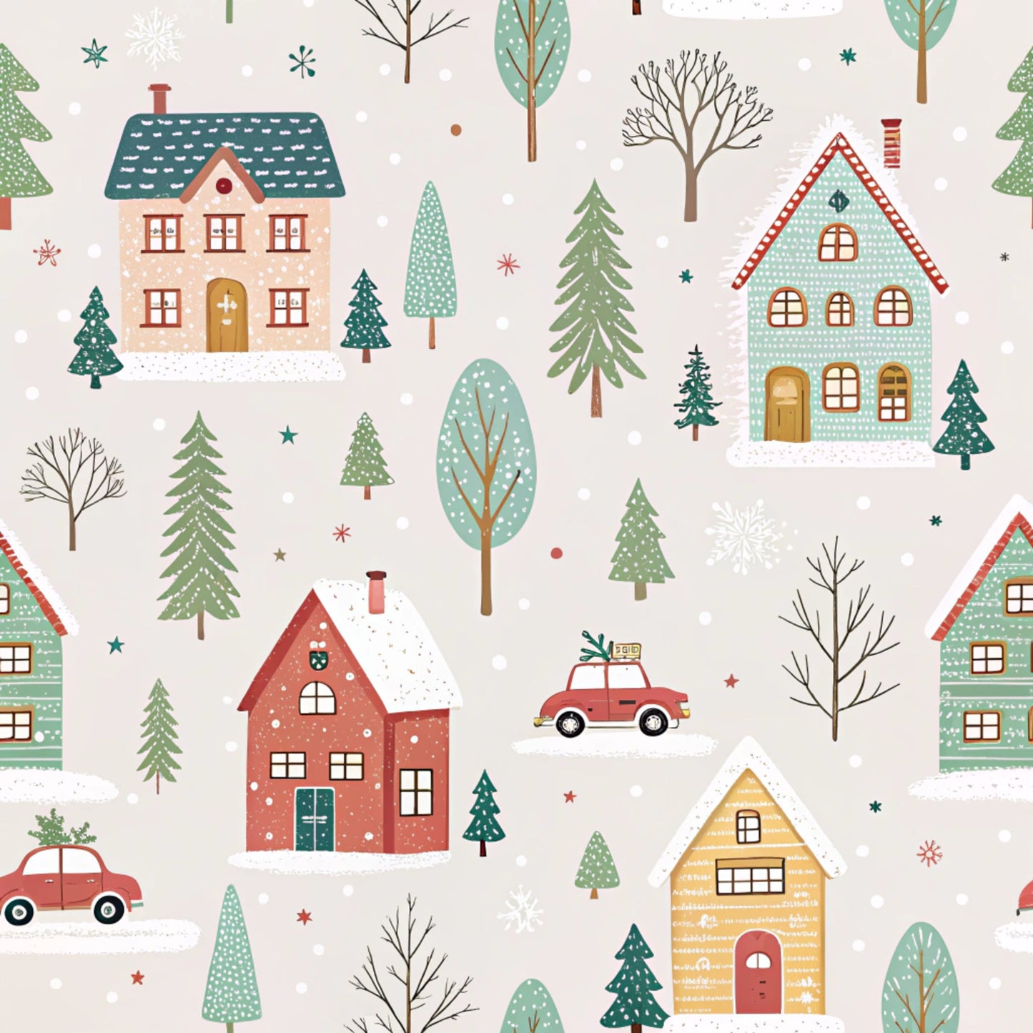 Dear Santa Pattern 18 Quilting Cotton Fabric